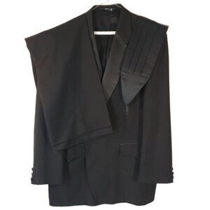 Circle S Black Western Tuxedo 46R, Pants 40 (Measures 38 x 30), w/ Cummerbund